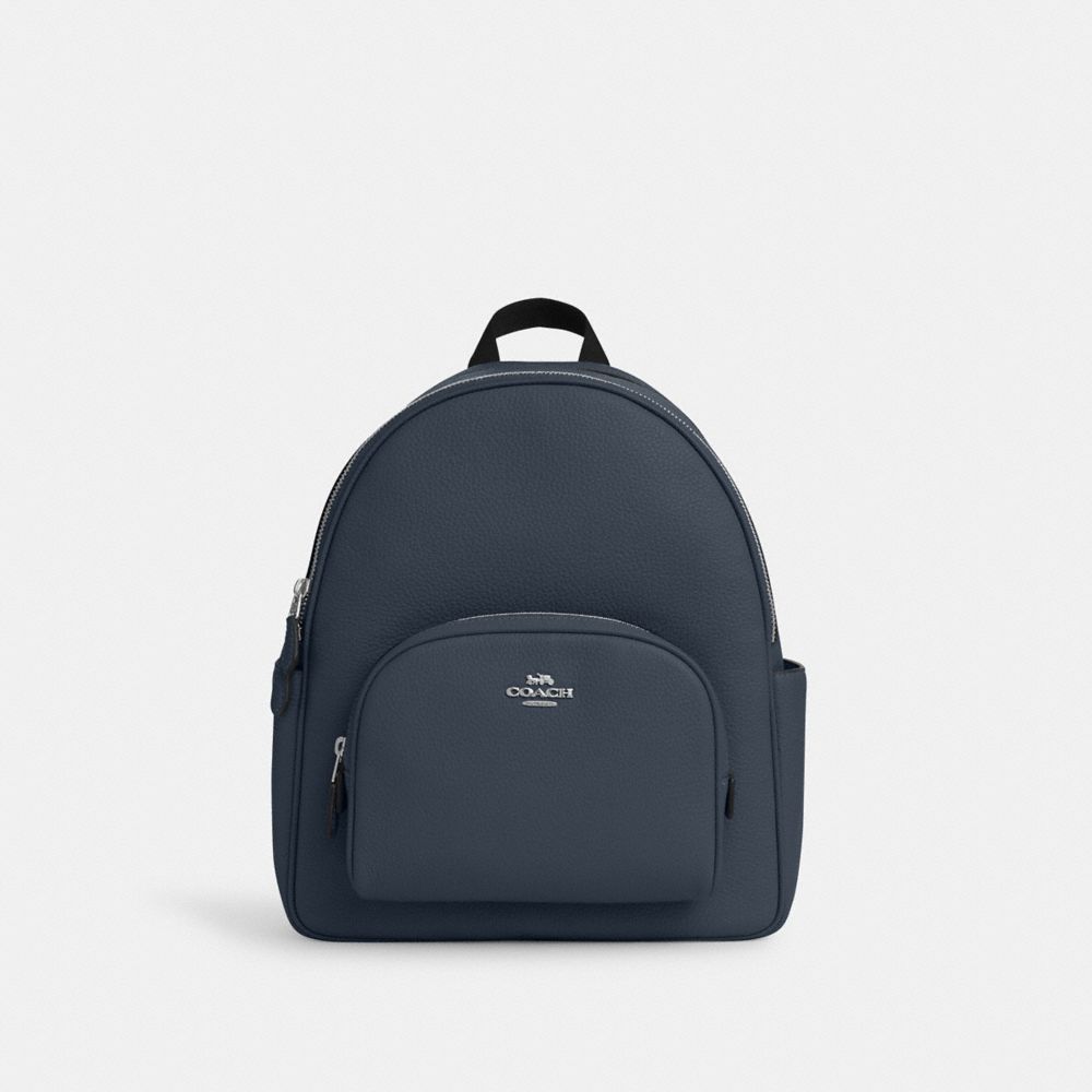 Court Backpack - 5666 - Silver/Denim