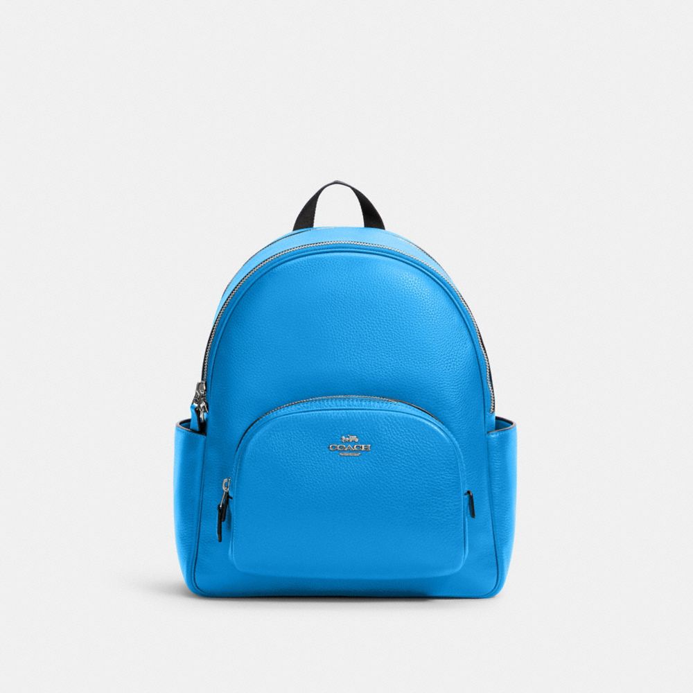 COACH 5666 Court Backpack SV/VIVID BLUE