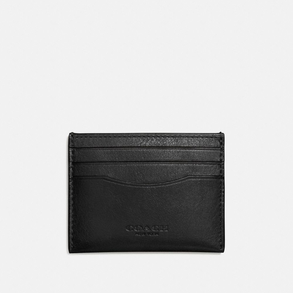 COACH 57101 CARD CASE BLACK