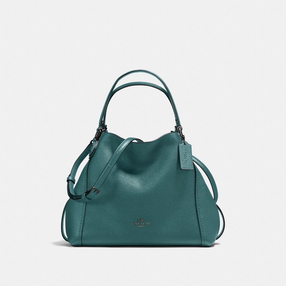 COACH EDIE SHOULDER BAG 28 - GM/DARK TURQUOISE - 57124