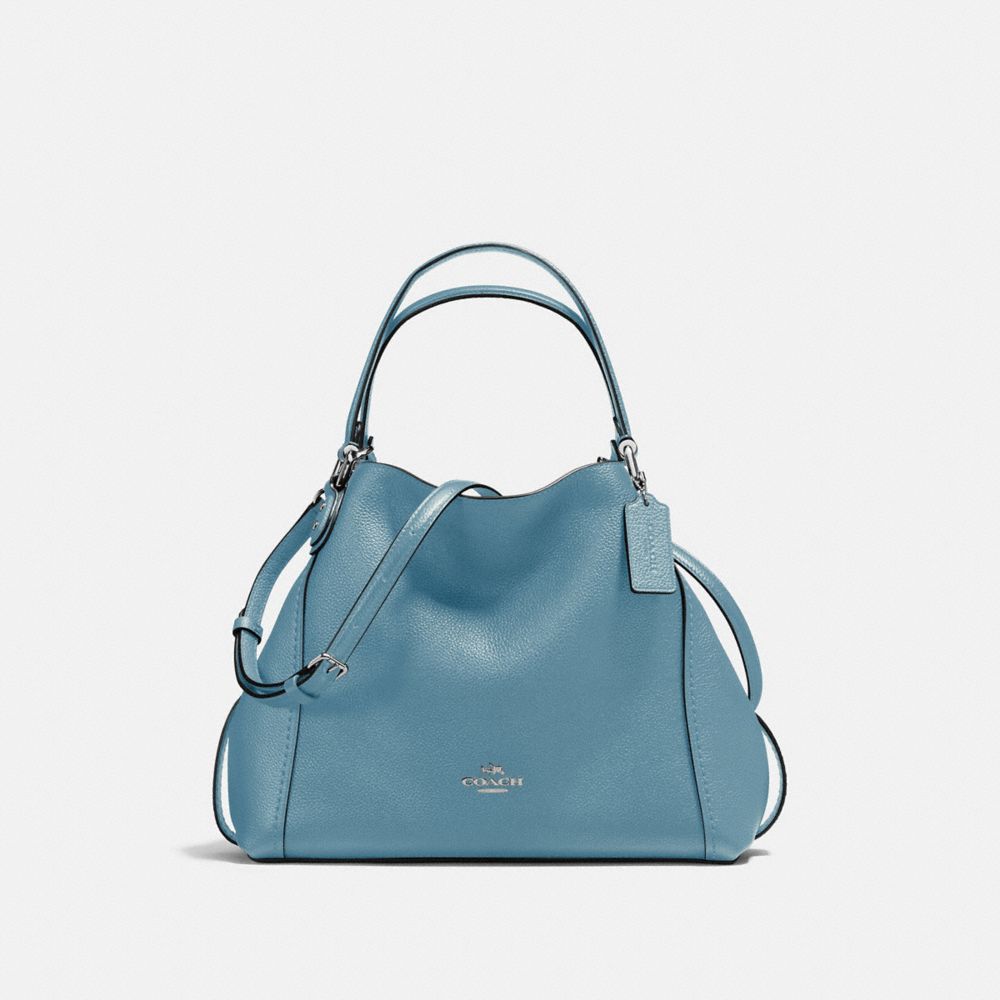 COACH EDIE SHOULDER BAG 28 - SV/SLATE - 57124