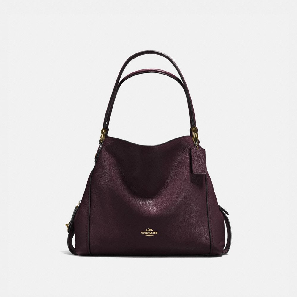 COACH EDIE SHOULDER BAG 31 - LI/OXBLOOD - 57125