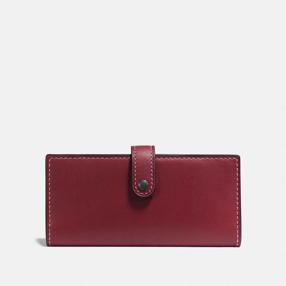 COACH 57197 SLIM TRIFOLD WALLET BP/BORDEAUX