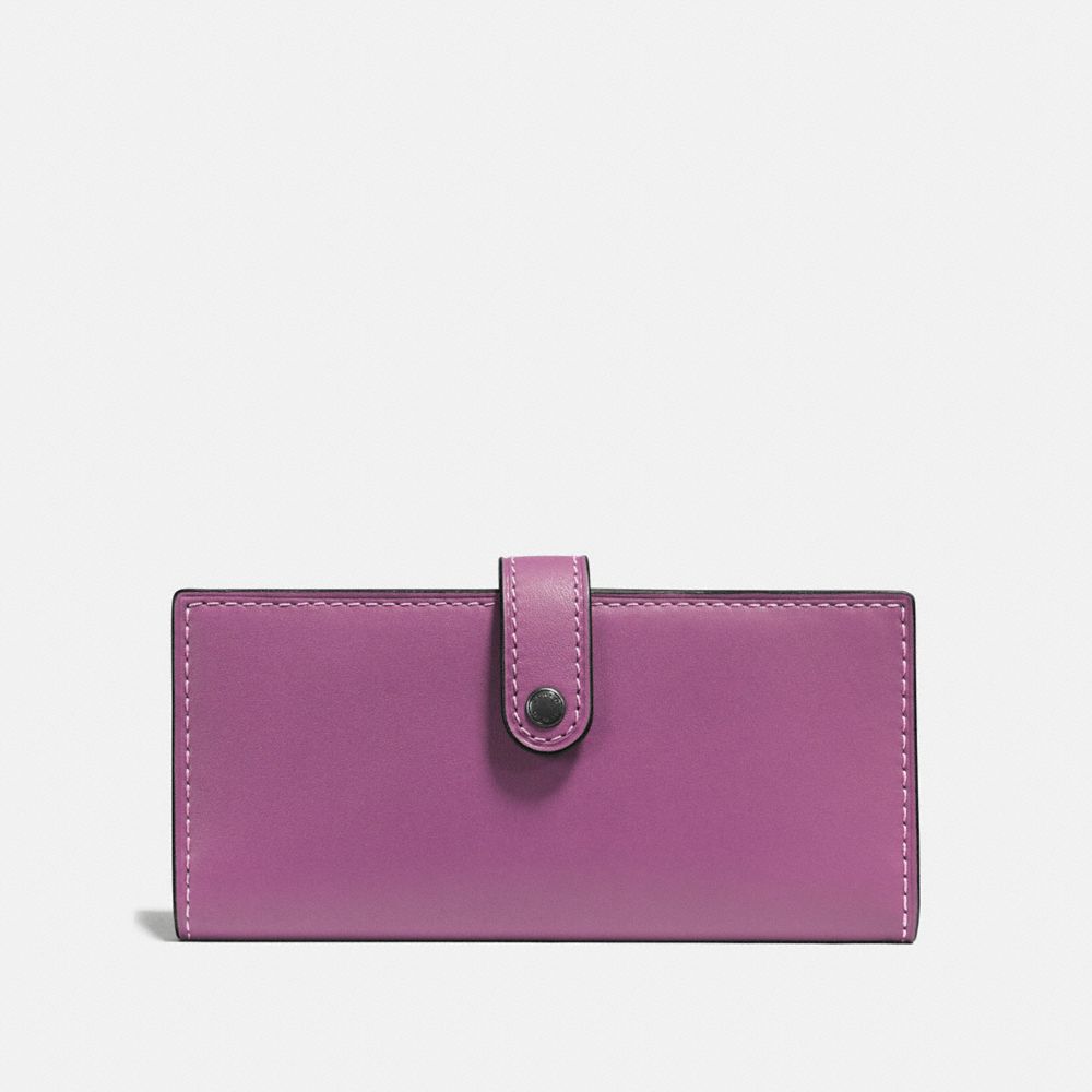 SLIM TRIFOLD WALLET - PRIMROSE/BLACK COPPER - COACH 57197