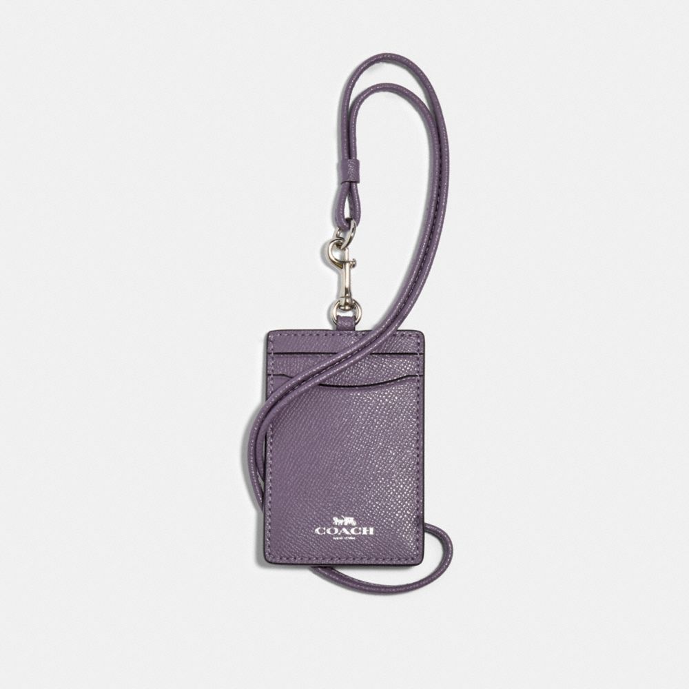 COACH 57311 Id Lanyard SV/DUSTY LAVENDER