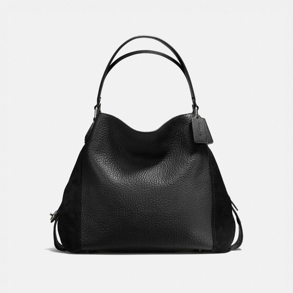 EDIE SHOULDER BAG 42 - DK/BLACK - COACH 57647