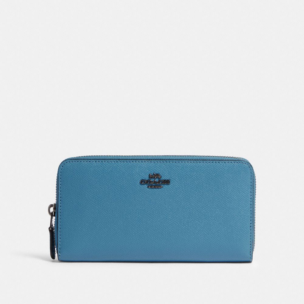 COACH 57713 - ACCORDION ZIP WALLET GM/BLUE