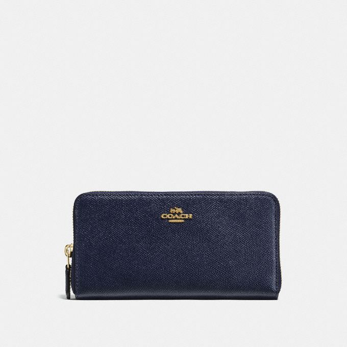 公式 Coach コーチ アコーディオン ジップ ウォレット 財布 革小物