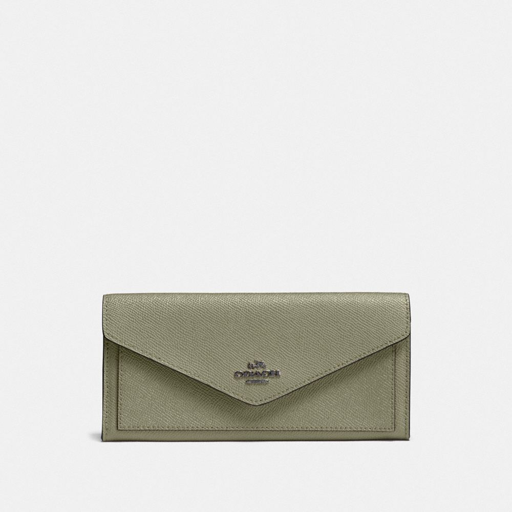 COACH 57715 Soft Wallet V5/LIGHT FERN