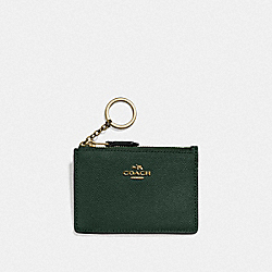 Mini Skinny Id Case - 57841 - BRASS/AMAZON GREEN