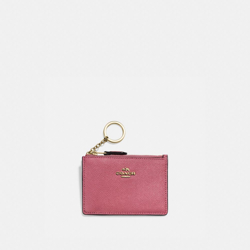 MINI SKINNY ID CASE - 57841 - GOLD/DUSTY PINK