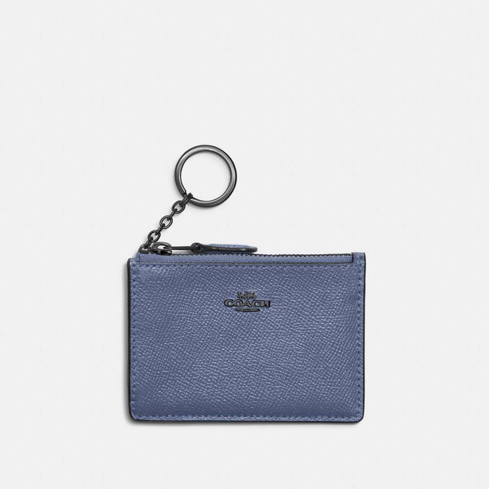 Mini Skinny Id Case - 57841 - Pewter/Washed Chambray