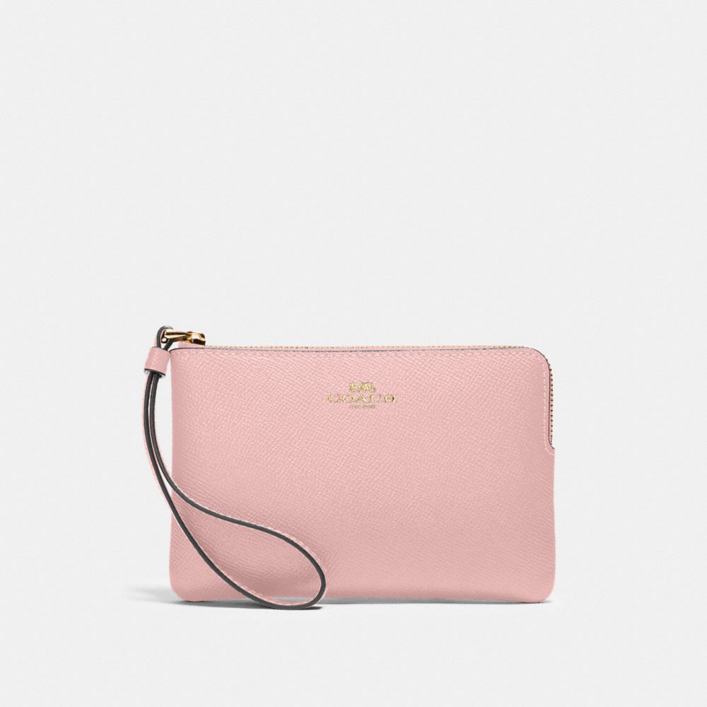 COACH 58032 Corner Zip Wristlet IM/BLOSSOM