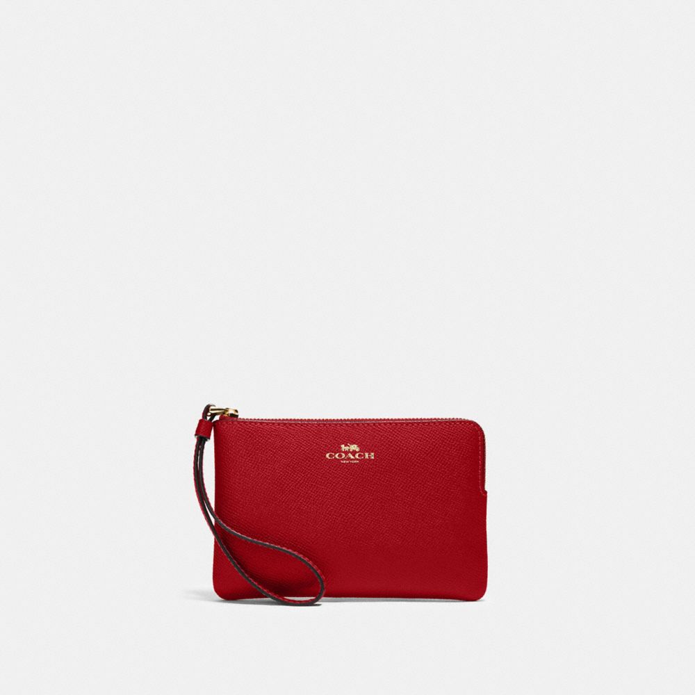 CORNER ZIP WRISTLET - IM/1941 RED - COACH 58032