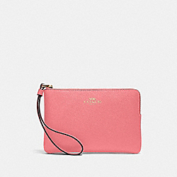 Corner Zip Wristlet - 58032 - GOLD/TAFFY