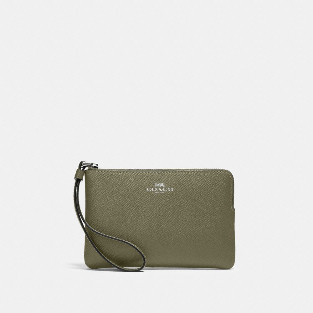 COACH 58032 - CORNER ZIP WRISTLET SV/SURPLUS