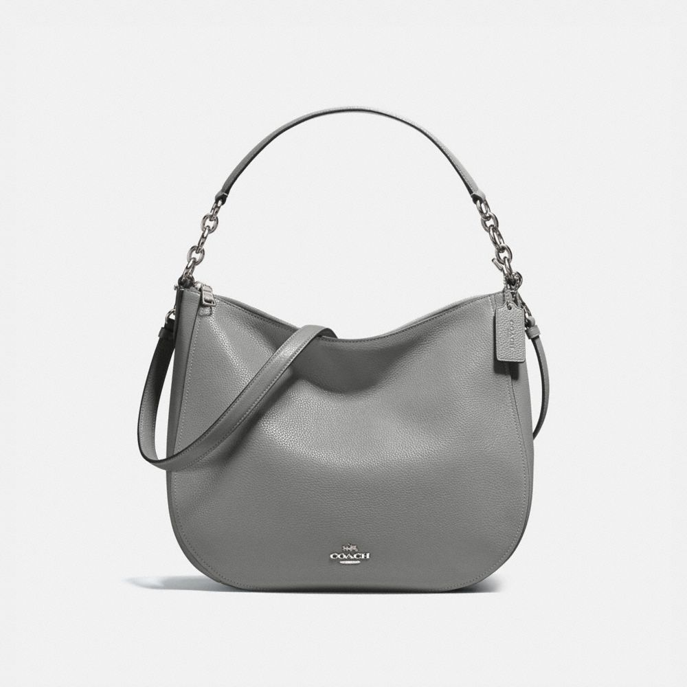 COACH 58036 CHELSEA HOBO 32 DK/HEATHER GREY