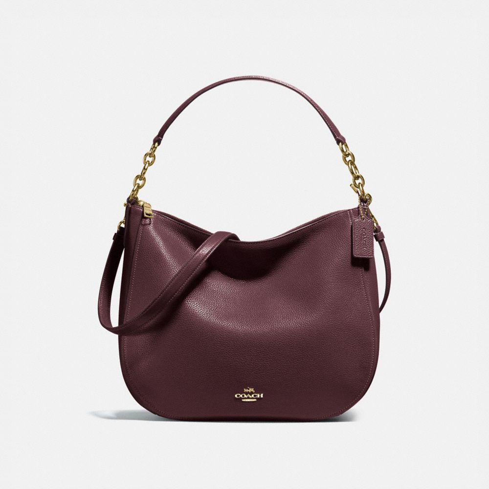 COACH 58036 CHELSEA HOBO 32 LI/OXBLOOD