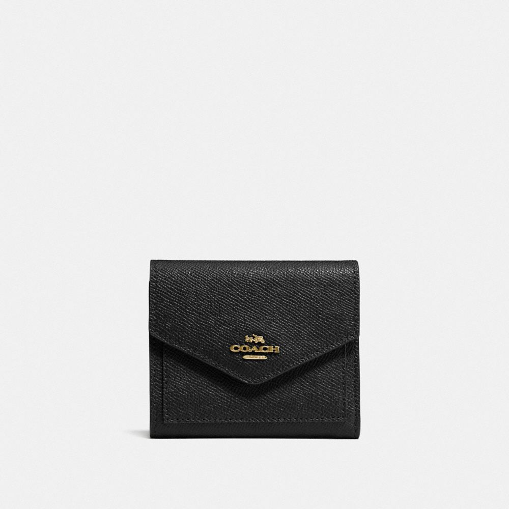 BOXED SMALL WALLET - GD/BLACK - COACH 58298B