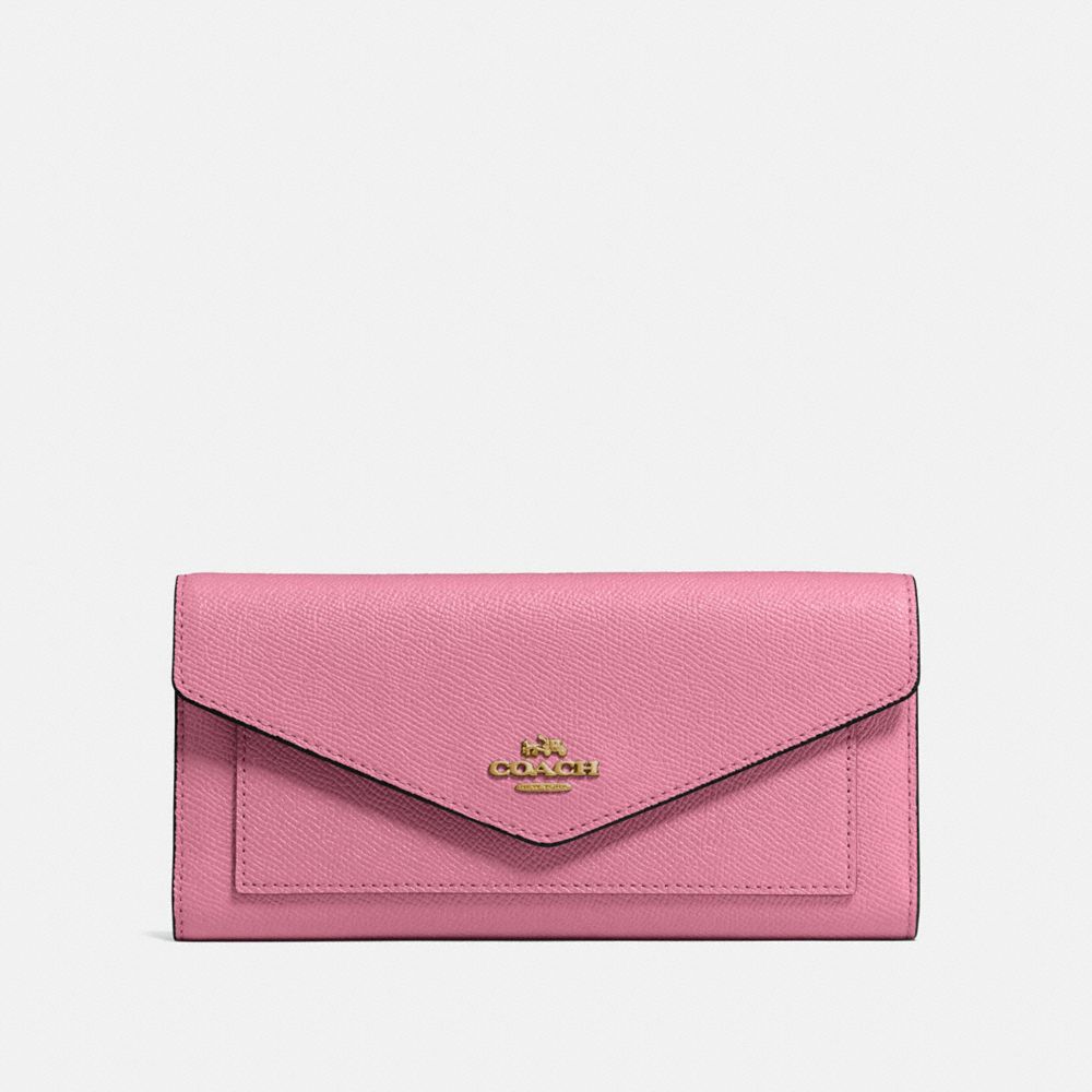 COACH 58299 TRIFOLD WALLET B4/ROSE