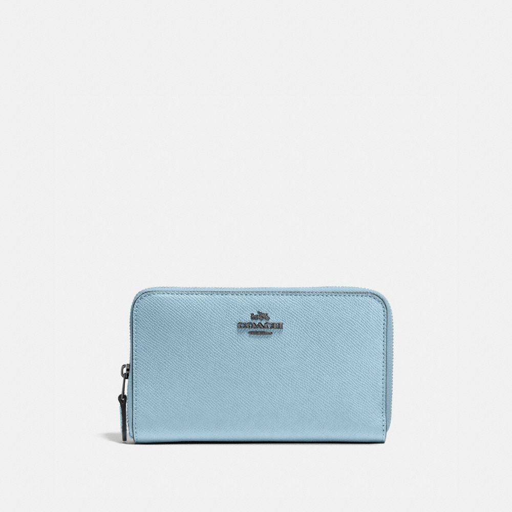 COACH MEDIUM ZIP AROUND WALLET - V5/WATERFALL - 58584