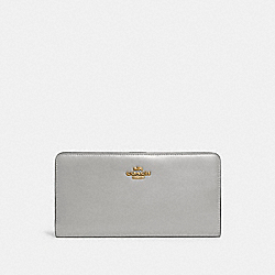 Skinny Wallet - 58586 - Brass/Dove Grey