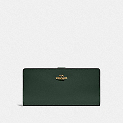 Skinny Wallet - 58586 - Brass/Amazon Green