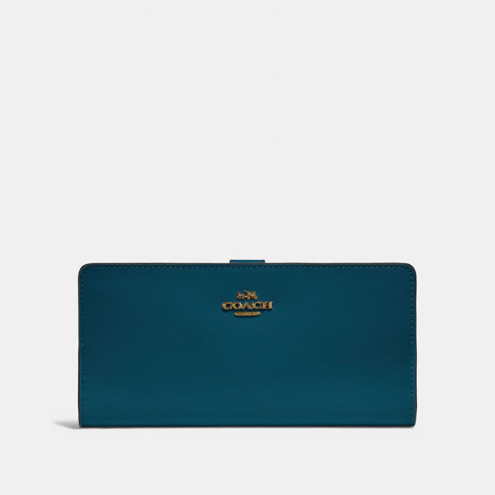 SKINNY WALLET - 58586 - PEACOCK/GOLD