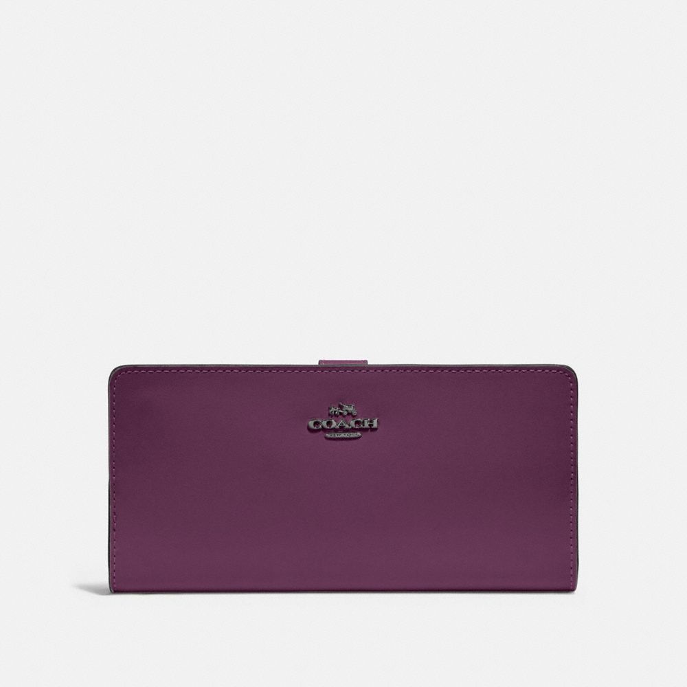 COACH 58586 - SKINNY WALLET V5/BOYSENBERRY