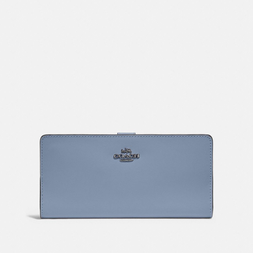 COACH 58586 SKINNY WALLET V5/BLUEBELL