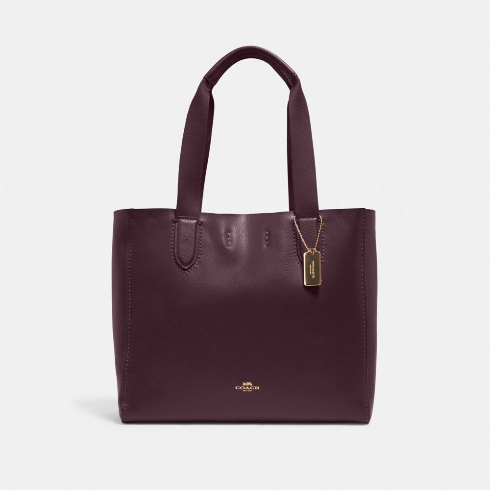 COACH 58660 DERBY TOTE IM/BOYSENBERRY