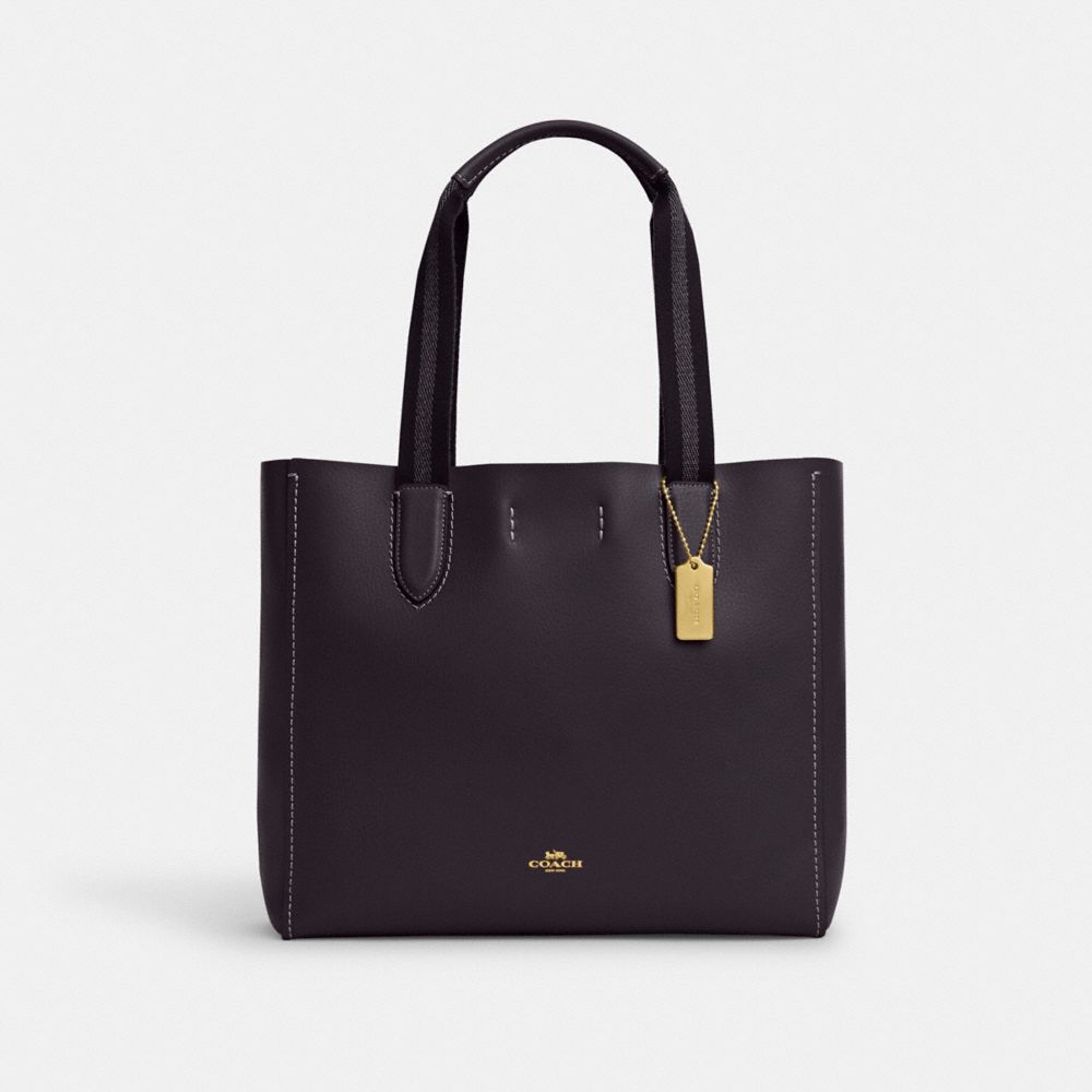 Derby Tote - 58660 - Gold/Oxbld Metallic Cherry