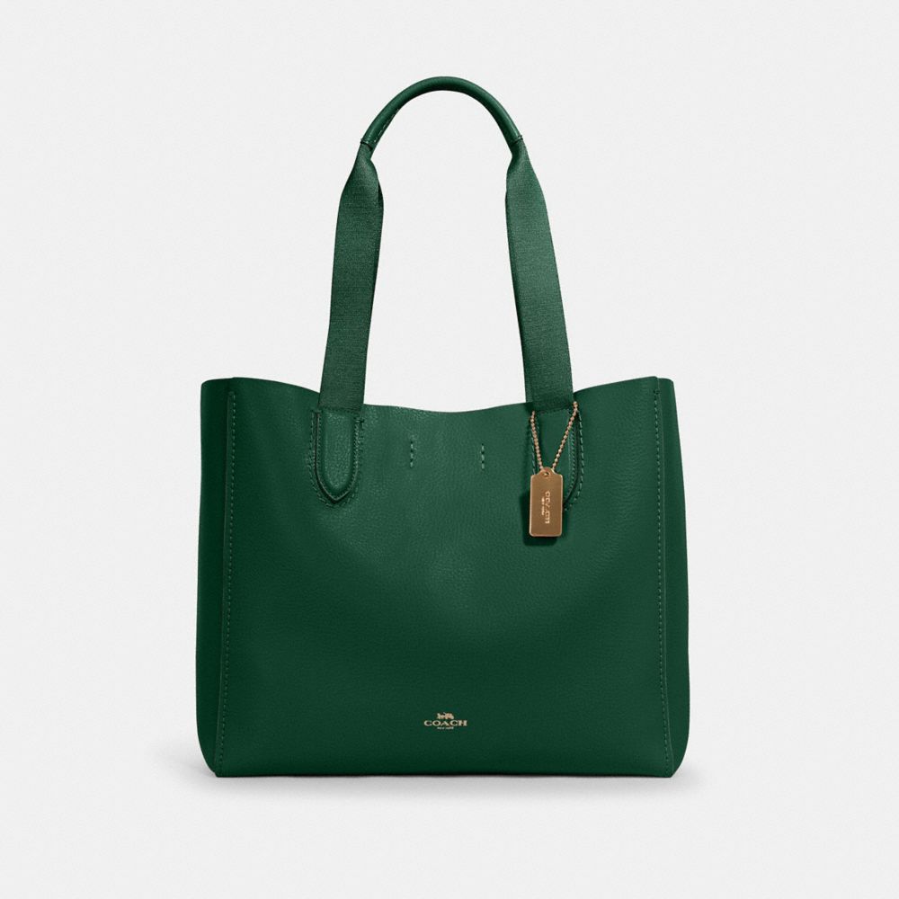 kelly green coach purse