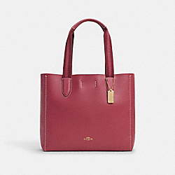 COACH 58660 Derby Tote GOLD/ROUGE