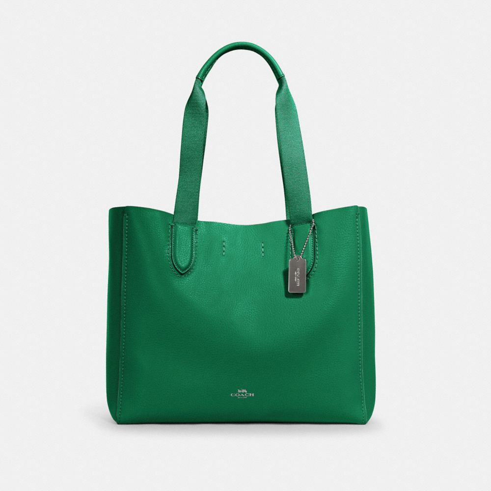 COACH 58660 - DERBY TOTE SV/SHAMROCK