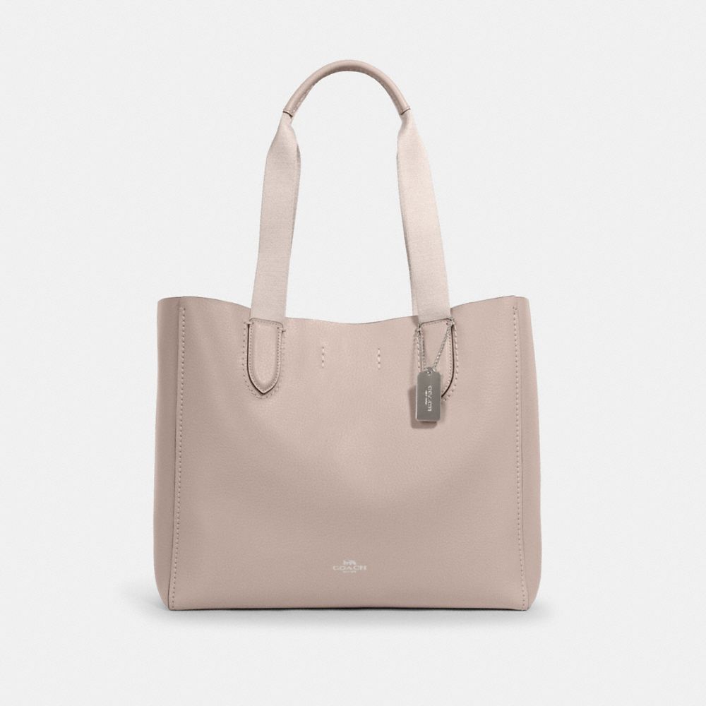 grey coach tote