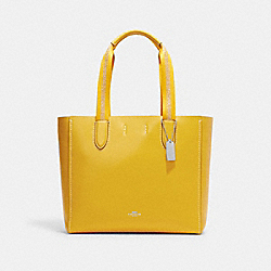 COACH 58660 Derby Tote SILVER/CANARY