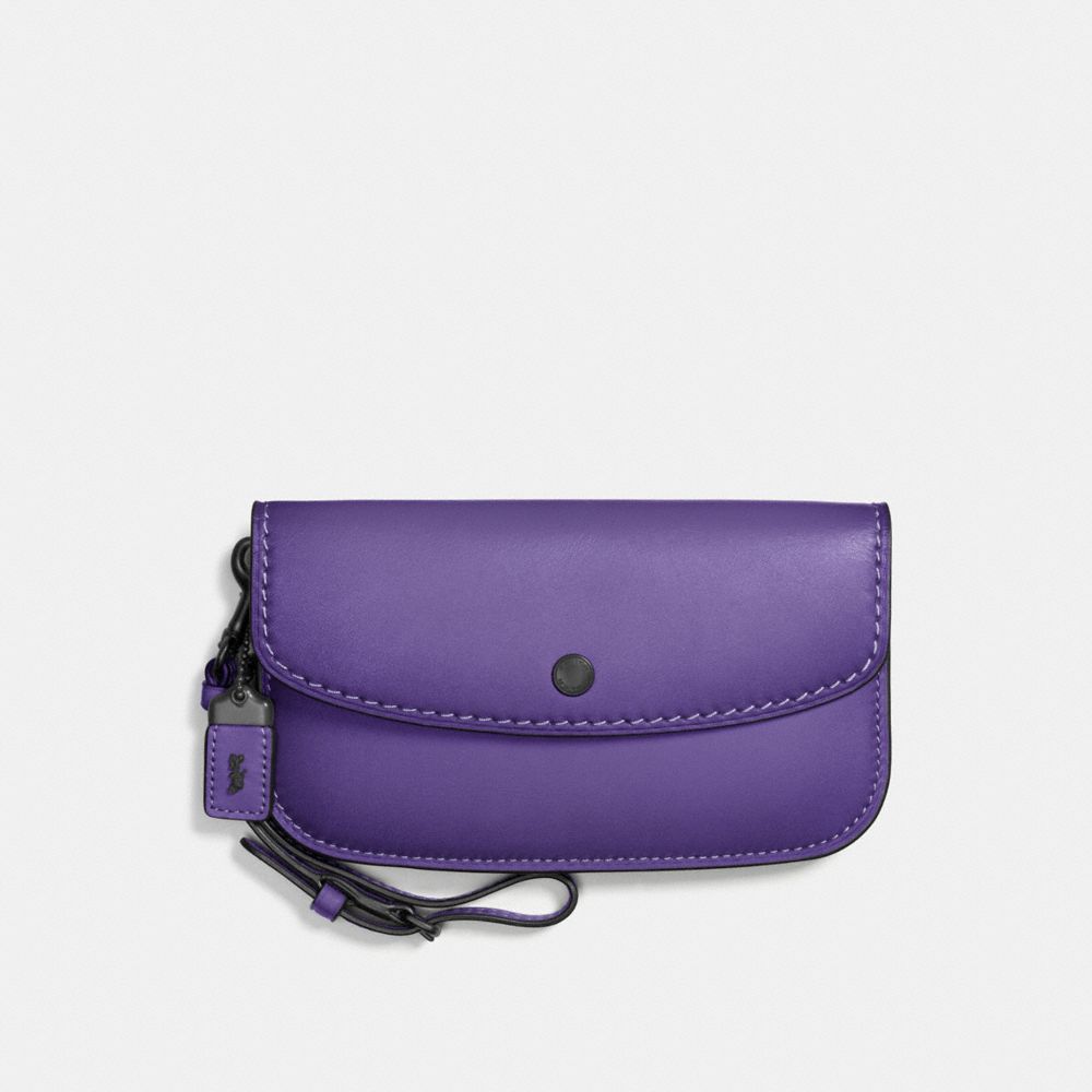 COACH 58818 Clutch VIOLET/BLACK COPPER