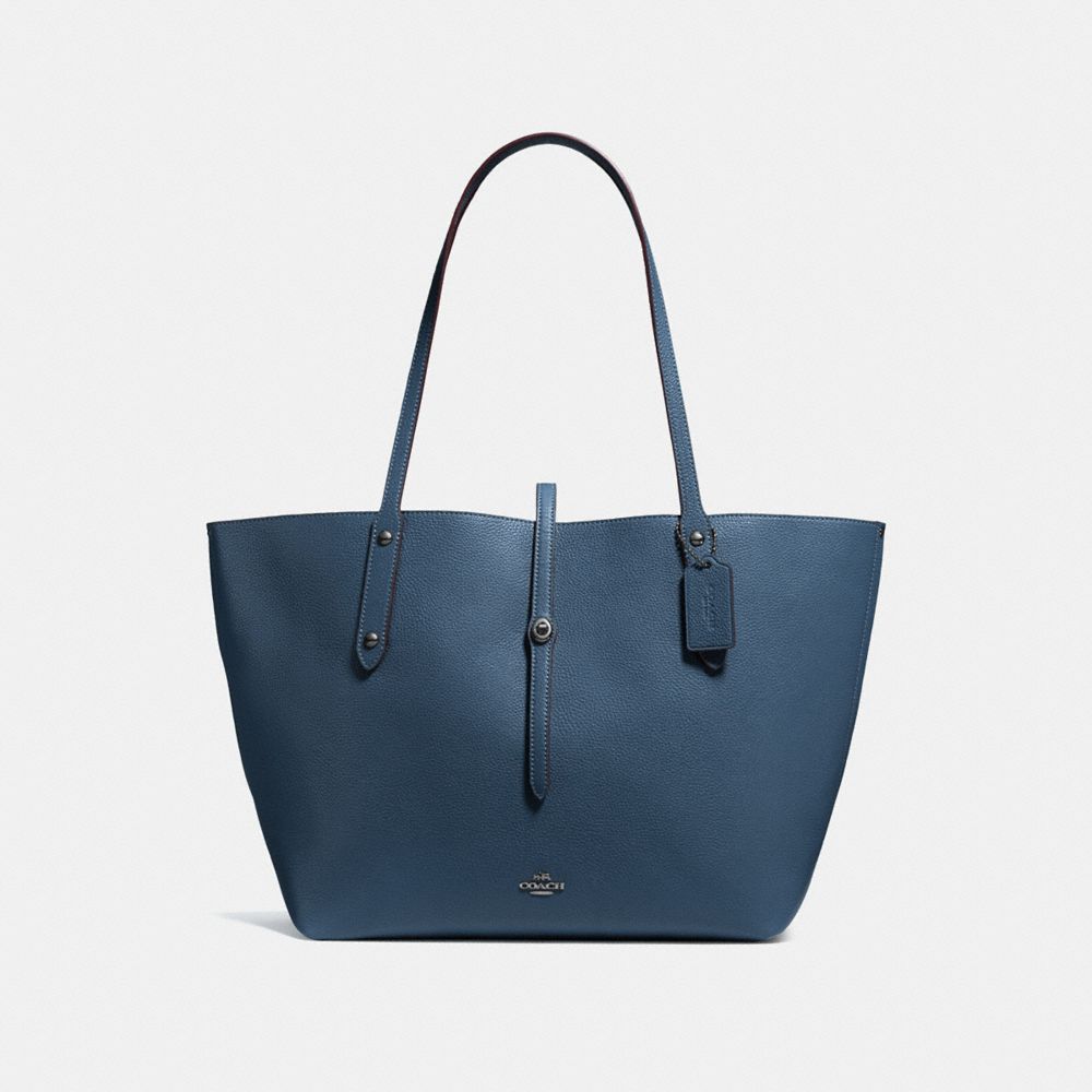 COACH 58849 Market Tote DK/Dark Denim Marigold