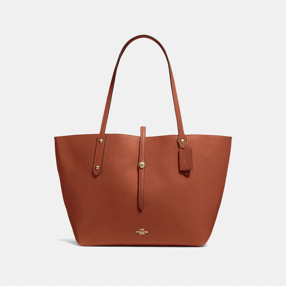 Market Tote - 58849 - 1941 Saddle/Light Gold