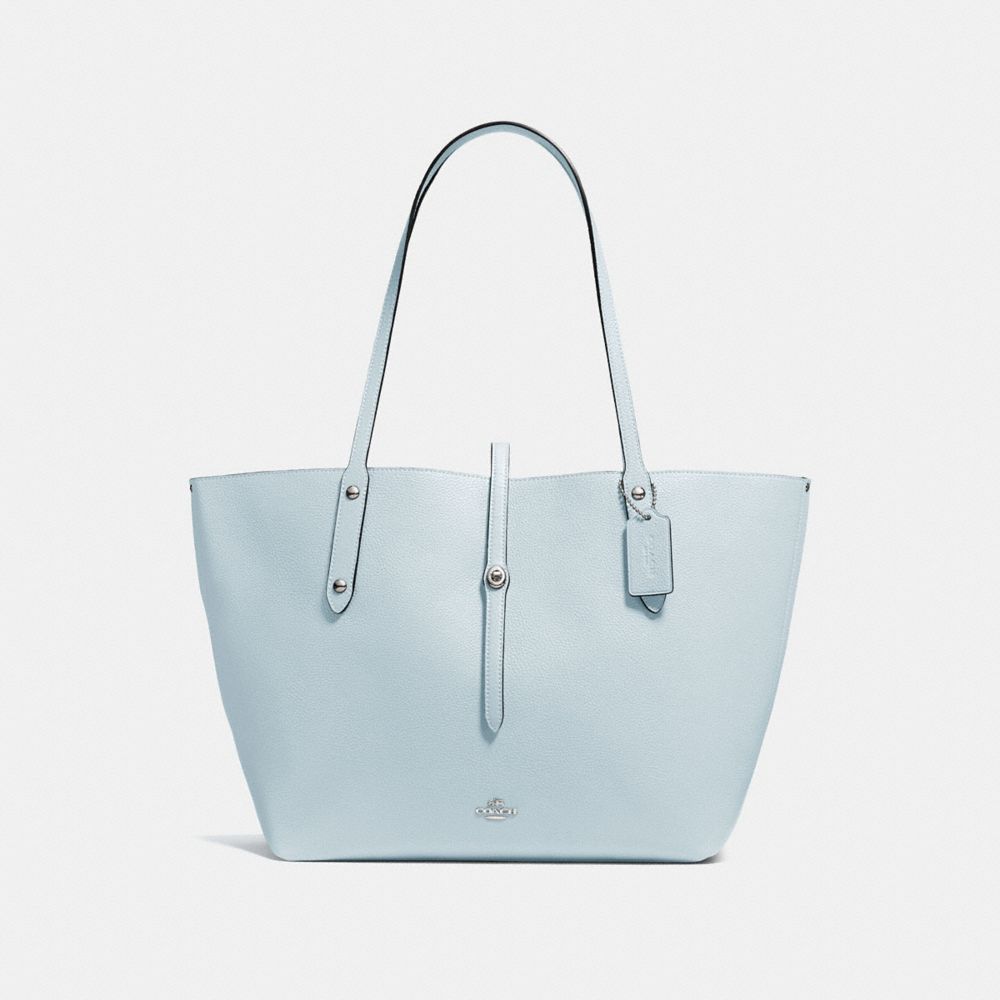 MARKET TOTE - 58849 - SKY/SILVER