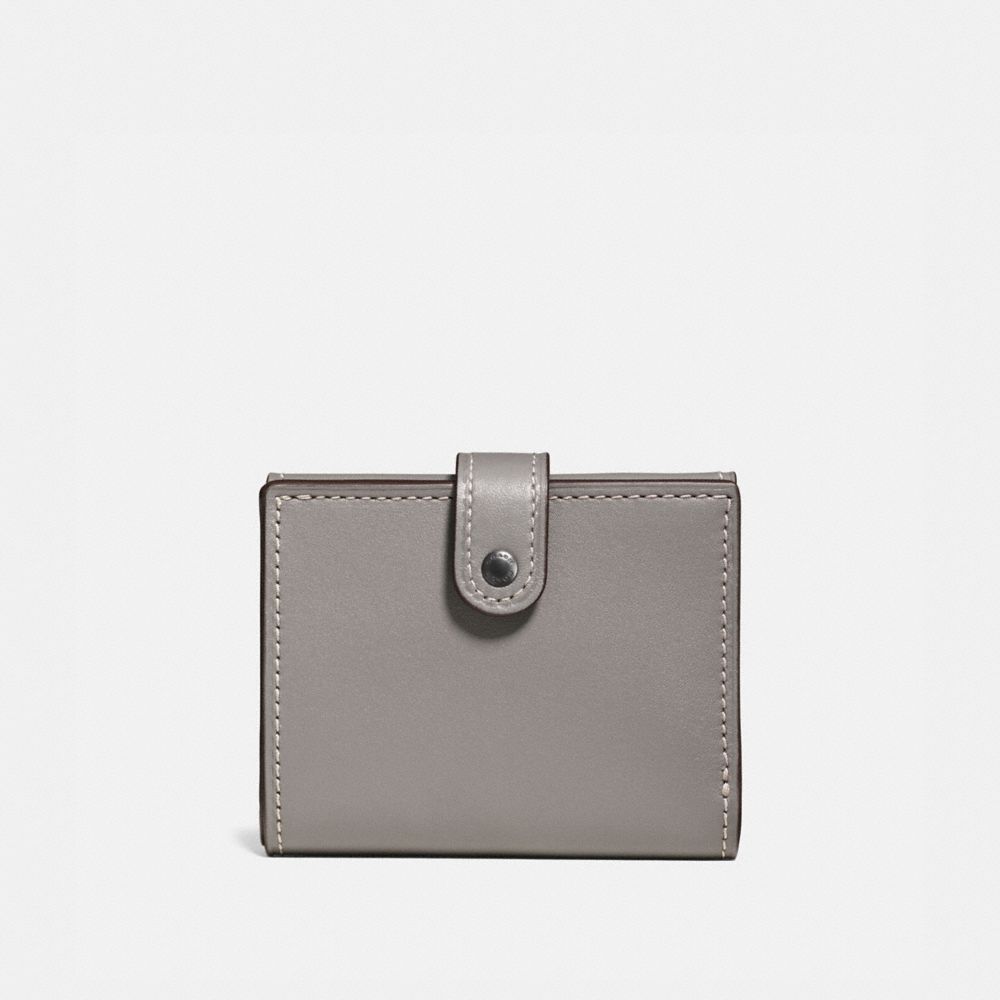 COACH 58851 Small Trifold Wallet BP/HEATHER GREY