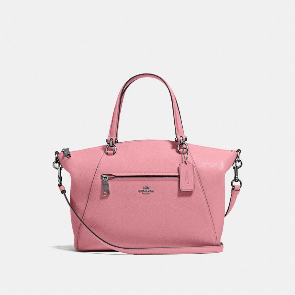 COACH PRAIRIE SATCHEL - TRUE PINK/GUNMETAL - 58874