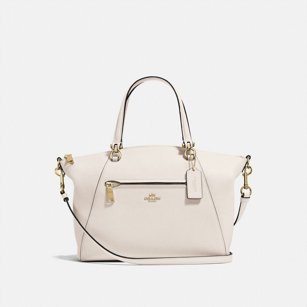 COACH 58874 - PRAIRIE SATCHEL CHALK/LIGHT GOLD