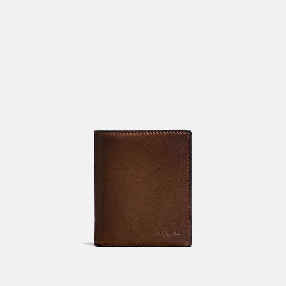 SLIM COIN WALLET - 59671 - DARK SADDLE