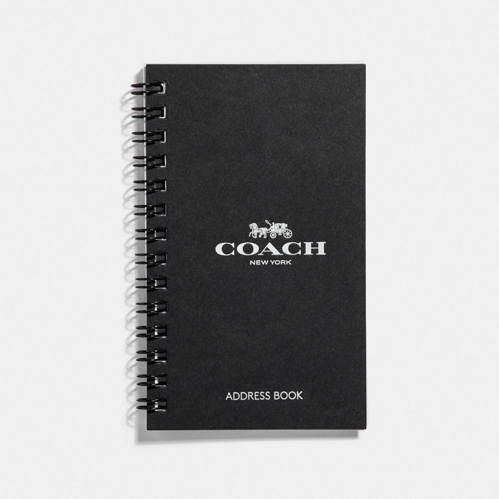 COACH 60463 3 X5 Spiral Address Book Refill White