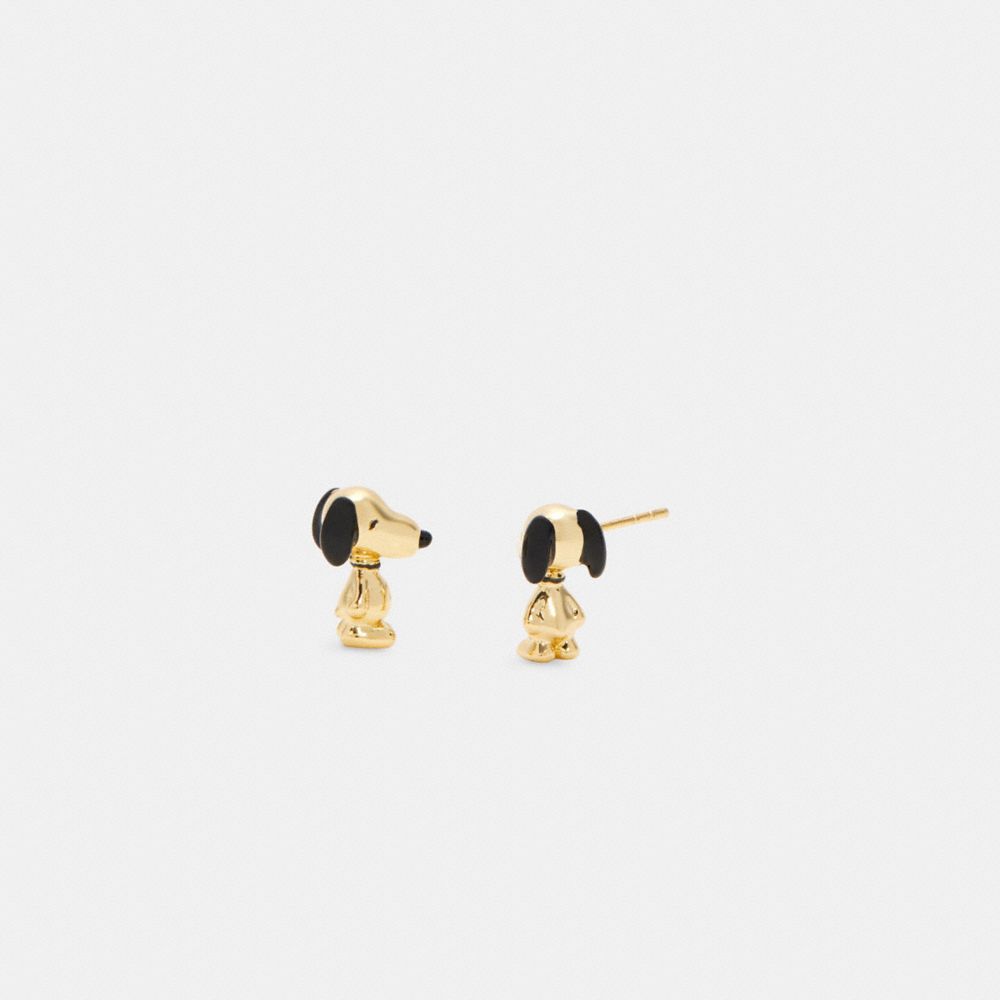 COACH 6133 Coach X Peanuts Snoopy Stud Earrings Set GD/MULTICOLOR