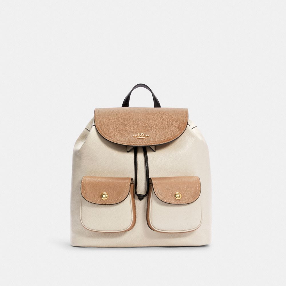 PENNIE BACKPACK IN COLORBLOCK - IM/CHALK MULTI - COACH 6146