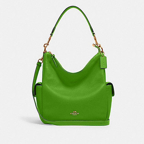 COACH 6152 Pennie Shoulder Bag IM/Neon Green