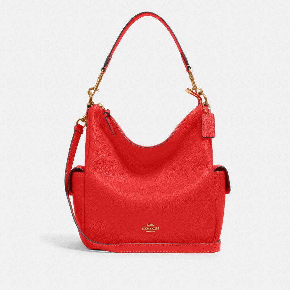 COACH Pennie Shoulder Bag - IM/MIAMI RED - 6152